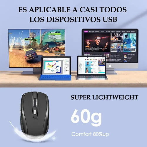 2.4G wireless mouse, portable battery-powered optical office mouse, supports adjustable DPI levels, suitable for laptops.