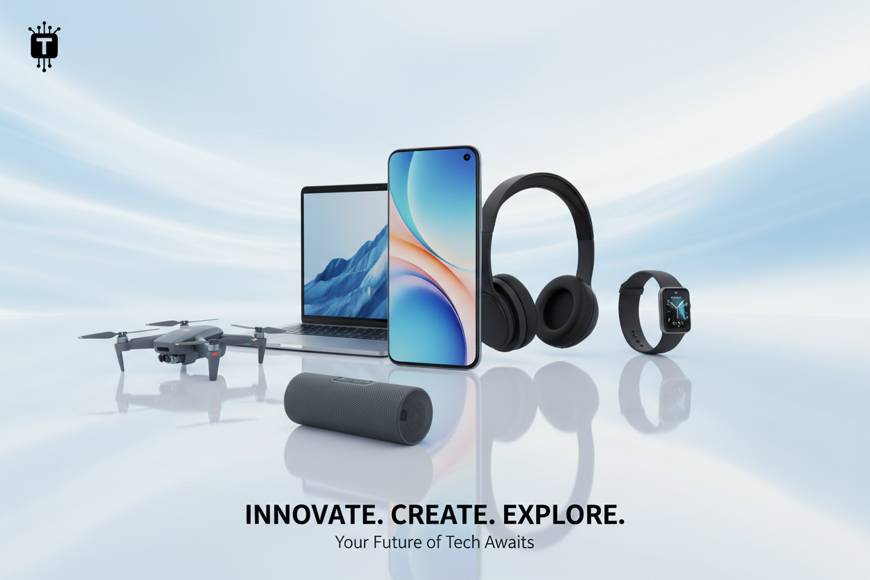 Banner moderno de tecnologia